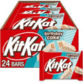 KIT KAT Birthday Cake Flavored Creme with Sprinkles, Individually Wrapped Wafer Candy Bars, 1.5 oz, 24 Count
