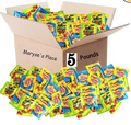 Christmas Bulk Candy Of 5 lb of Sours Patch For Kids And Swedish Fish Mini Soft And Chewy Candy Variety Snack Bulk Order. Individually Wrapped Fun Size Pouches, 0.5 Ounce, Huge 200 Ct. Christmas Candy
